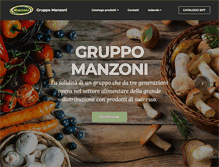 Tablet Screenshot of gruppo-manzoni.it